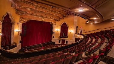 Detroit Music Hall Theater picture of seating and stage