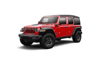 Ruby Red Jeep Rubicon
