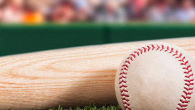 baseball bat and ball